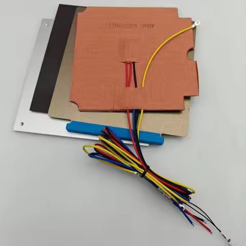 Funssor Annex K3 3D printer print heated bed set with magnet PEI sheet 110/220V 300W silicone pad he