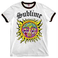 TSHIRT MUSIC KAOS BAND SUBLIME - RINGER TEE