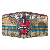 Bon Jovi Bon Jovi Bon Jovi Two-fold Multifunctional Wallet Short Wallet Wallet Heavy Metal Rock
