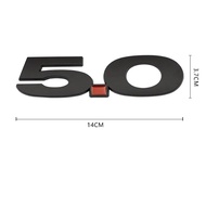 Car 3D Metal 5.0 Logo Decals Sticker For Ford Mustang GT GT500 GT350 2021 2024 2019 2023 Rear Trunk 