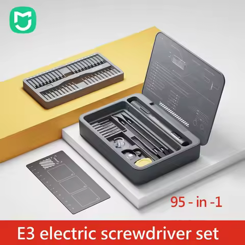 DUKA ATuMan E3 Precision Electric Screwdriver Set,95‑in‑1 Rechargeable Repair Tool Kit 650mAh Portab