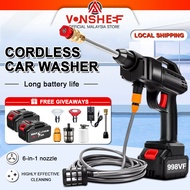 Cordless Water Jet 998VF Car Wash Floor Tiles Cleaner Spray Gun Water Jet Pump Portable Pressure Cle