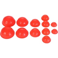 Set Bekam Vakum 12 Keping untuk Terapi Bekam, Daya Sedutan Lebih Kuat untuk Urutan Myofascial, Otot,