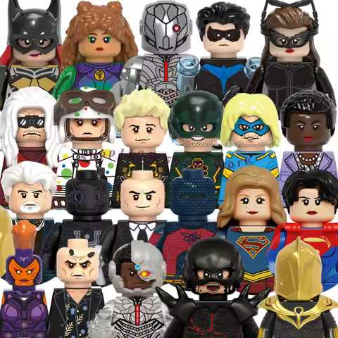 Hot sale Superhero collectible limited edition DC character Batman Supergirl Clown brick block toys 