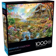 Buffalo Games - Adrian Chesterman - Paradise in The Country - Teka-Teki Jigsaw 1000 Keping untuk Dew