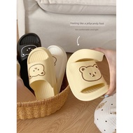 selipar wanita selipar perempuan EVA ins Home Comfortable Cartoon Bear Female Slippers