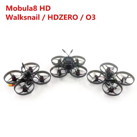 HappyModel Mobula8 HD O3 WTFPV / Walksnail / HDZERO - 2S 85mm Micro FPV Whoop Drone Quadcopter