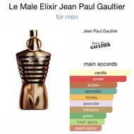 Jean Paul Gaultier Eau De Parfum decant Le Male le elixir (3ML ONLY)