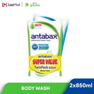 Antabax Antibacterial Shower Cream Nature 850ml + Fresh 850ml