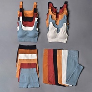 Seamless Sport Suit Yoga Suit Fitness Gym Clothes Women Gym Crop Top Yoga Shirts Bra Leggings Shorts