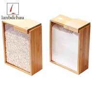 Bamboo Food Dispenser Cereal Dispenser Pantry Organizer Organization