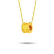 SK Jewellery Prosperity Wheel 999 Pure Gold Pendant