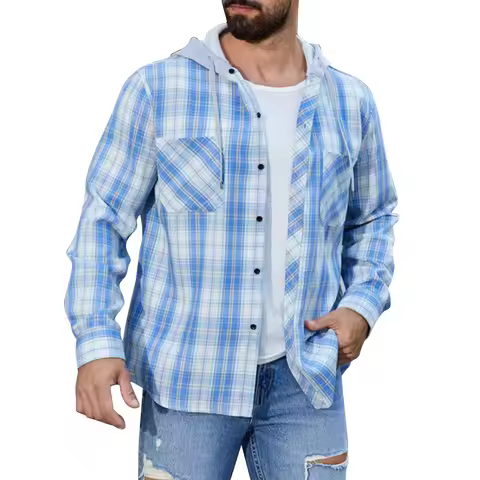 New Men Shirts Trip Spring Autumn Long Sleeves Plaid Shirts Male Best Sale Korean Style Slim Fitted 