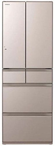 日立 - Hitachi R-HW540RH-XN 411公升 變頻式環保多門雪櫃 (晶瑩香檳金)