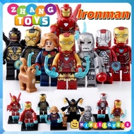 Iron Man Avengers MK50 MK85 MK1 MK41 MK5 Captain Marvel Outtrider WM6055 Zhang Brick Shop