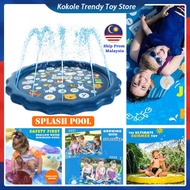 Kokole 170cm/100cm Swimming Pool Sprinkle & Splash Play Mat for Kids Outdoor Water Pool Kolam Renang