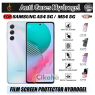LAYAR Anti-Scratch Hydrogel Samsung A54 5G M54 5G Clear Blue Matte Spy Privacy Screen Protector