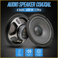 PROMO Audio Speaker Mobil Full Bass Komplit Truk Canter Avanza Grand Max 6 Inch 600 W 1 Pcs - Hitam