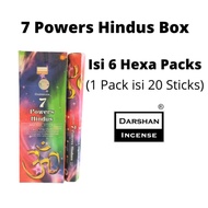 Incense Hio India Aromatherapy Darshan 7 Powers Hindus Box