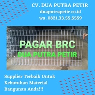 Dua putra petir pagar BRC galvanis HD 120 cm x 240 cm x 5 mm