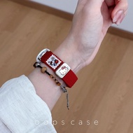 适用小米细边尼龙邮票kt磁吸手环表带89NFC版10透气运动腕带q2r7yf6m123.my HL26.3.12