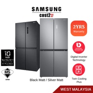 Samsung 511L Twin Cooling Plus Inverter French Door | RF48A4000B4/ME RF48A4000M9/ME Fridge Refrigera