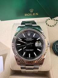Rolex Oyster Perpetual Datejust 41mm black 黑 126334