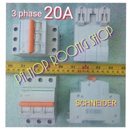 MCB 3 PHASE 20A SCHNEIDER