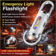 【Portable Emergency Light and 】 JC 3-in-1 SOS Flashlight Power Bank Emergency Light/Flashlight/Power