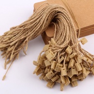 Jute Hang Tag String 20cm Jute Hangtag String Cord for Clothing Tag Hanging Cord Jute String Tag Sea
