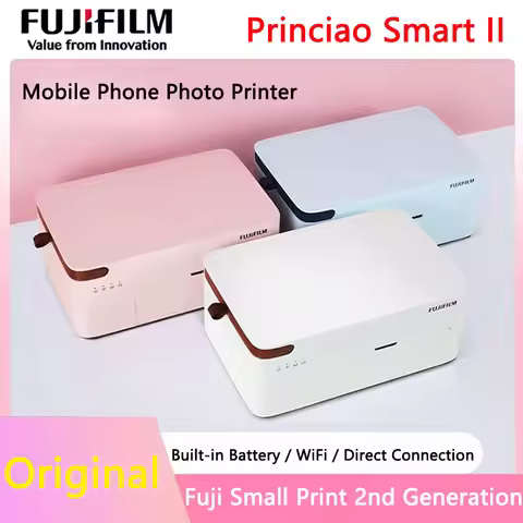 New Printer Fujifilm Princiao Smart II Mobile Phone Photo Printer WIFI Portable APP Thermal Sublimat