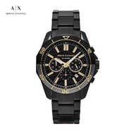 Armani Exchange Men's Analog Watch ( AX1963 ) - Quartz, Black Case, Round Dial, 22 MM Black Stainles