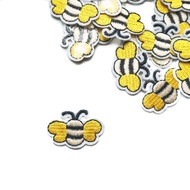 10 Embroidery Cartoon Bee Patch Sew Iron On Patches Badges Bag Jeans Jackets Fabric Applique