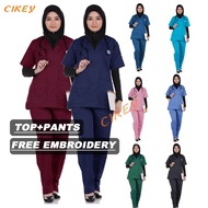 🔥READY STOCK🔥 SCRUB SUIT MEDICAL BAJU SCRUB - FOR FEMALE