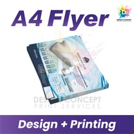 A4 Flyer / Leaflet Printing + Design