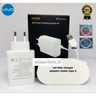 VIVO 66W Fast Charging Type C V23 V25 V27 X70 PRO T1 5G SUPER FLASH CHARGER