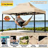 ☔10 layers thickened☔Night Market Canopy 6x6 8x8 10x10 10x15 10x20Ft Full Black pole Frame canopy 10