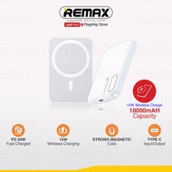 [Remax Energy] RPP-65 10000mAH 15W Slim and Mini Magnetic Magsafe Wireless Fast  Charging Light Portability Powerbank