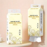 Box of 2 packs of Golden Lotus tissue paper, 1280 sheets, 4 layers. Used as tissue paper and toilet 