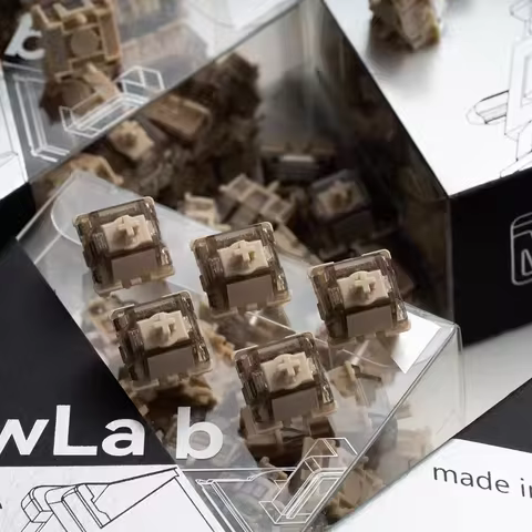 Owlab Ti HE Magnetic Switch Hall Effect Switch 40gf 50gf for Wooting60 MAD60HE ATK Made68 Gaming Key