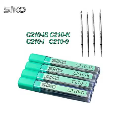 SIKO C210 Soldering Iron Tips Set I O K IS Heads 4pcs for T210 Handle BGA Rework Station Mobile Phon