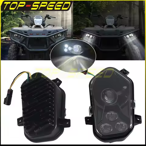 For Polaris Sportsman Scrambler 850 1000 RZR 570 800 900 Ranger 700 Hawkeye 400 ACE 325 LED Headligh