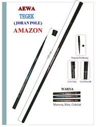 JORAN POLE TEGEK AEWA AMAZON MURAH MATERIAL FIBER COMPOSITE CARBON