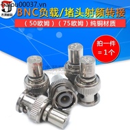 BNC Load 50 ohm Q9/BNC Load Resistor RF RF Terminal Resistor Stuffy Head Plug 75 ohm