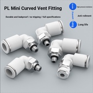 Pneumatic Micro Trachea Quick Connector Mini Quick Plug Elbow PL4-M5 M6 Straight-through PC6-M5 M6 R