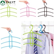 CHLIZ Clothes Hanger Multifunctional Fishbone Hanger Hook Space Saver