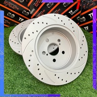 🔥 ORIGINAL TF SLOTTED & DRILLED DISC ROTOR (REAR) TOYOTA WISH ZNE10G ZGE20