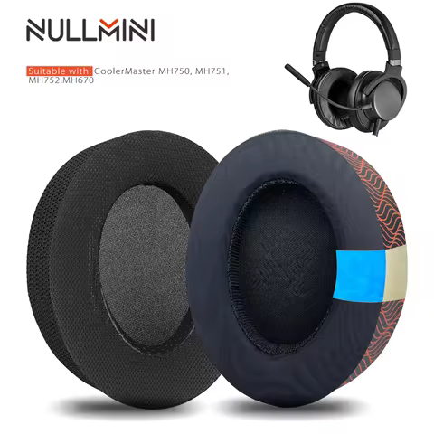 Nullmini Cooling Gel Earpads for CoolerMaster MH750 MH751 MH752 MH670 Headphones Replacement Cushion