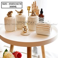 WowPay Jewel Jar Ceramic Organizer Jewelry Storage Jar Wedding Hamper Birthday Gift Box