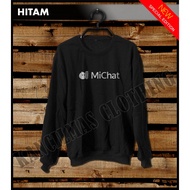HITAM Michat SWEATER BLACK